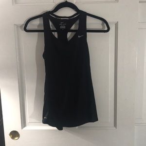A XS black Nike DRI-FIT tank top.